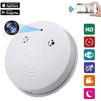 1080P HD WiFi Spy Camera Dummy Smoke Detector - Image 4