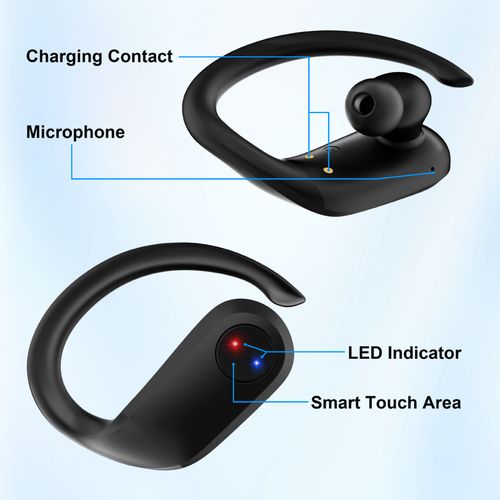 Over-Ear Wireless Bluetooth Headsets Earpods Stereo Earbuds - Image 2