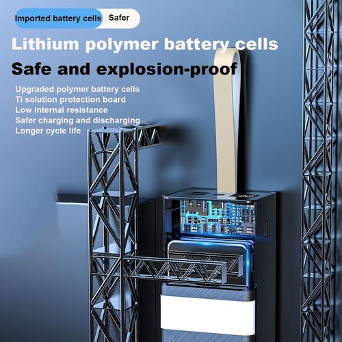 Ace Elec 50000 MAh Power Banks With LED Light Portable Super Fast Charger - Image 3