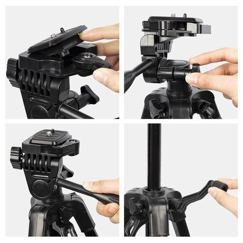 Phone Tripod Stand 3366 With Remote Control ( BIG TRIPOD) - Image 3