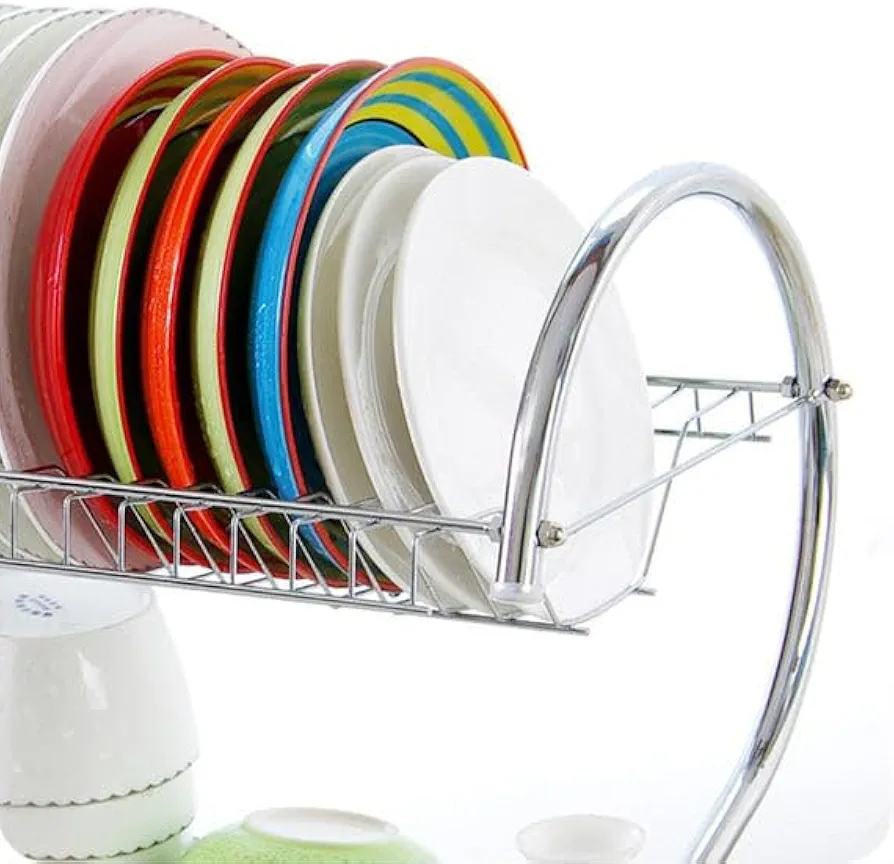 2-tier steel plate dish drying rack - Image 2