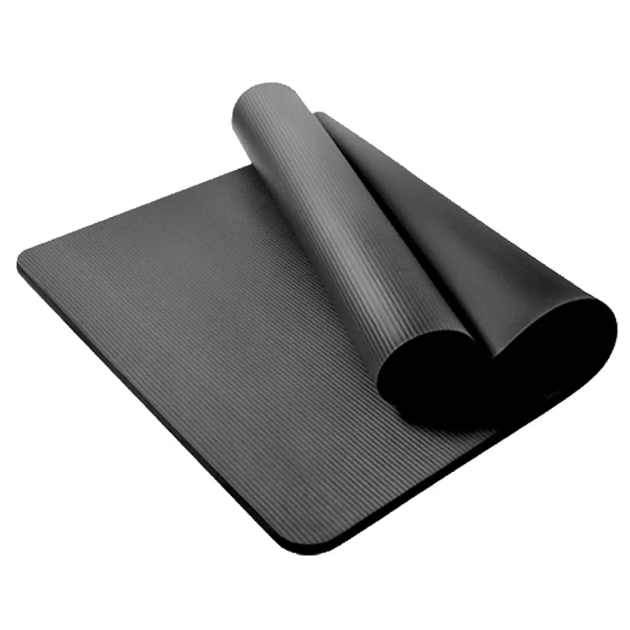 Yoga Mat, Thick Non Slip Exercise Mat - Gym Fitness Pilates Workout Mat for Women Men, 15mm Large 61 x 185cm - Black/Blue/Purple/Pink/Green/Red - Image 4