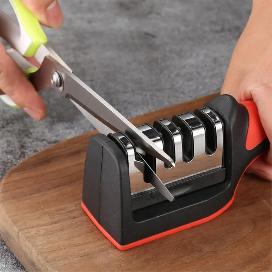 Kitchen Knife Sharpener with Arc-Shape Slot Manual - Image 4