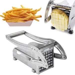 Blade Stainless Steel Home French Fries Potato Chips Strip Slicer Cutter 