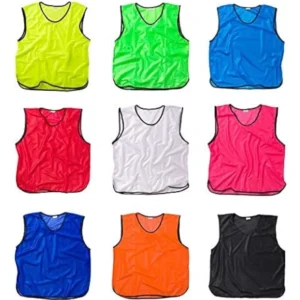 Training Bibs Football Bibs Scrimmage Vest for Football Cricket Track and Field Sports