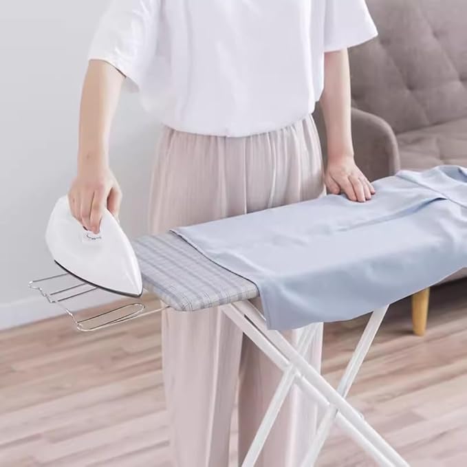 Portable Iron Board with Iron Rest, Extra-Wide Folding Ironing Board with Iron Holder, Collapsible Ironing Board, Adjustable Height - Image 3