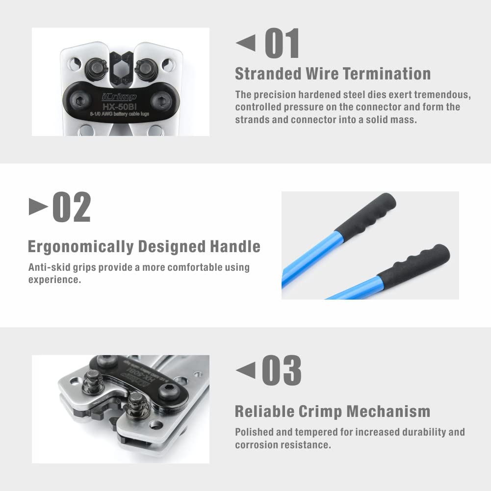 Battery Cable Lug Crimping Tool - Image 2