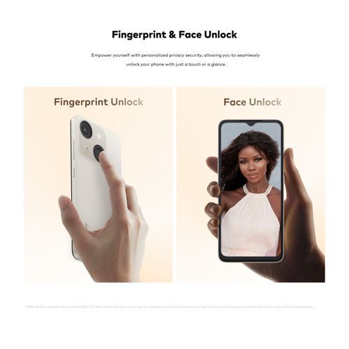 itel A06 6.6" HD+, 32GB ROM + Up To 4GB RAM, 4000mAh, 4G LTE, 8MP - Image 2