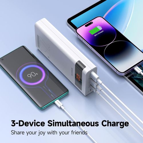 Romoss 30000mAh Power Bank, 22.5W USB C PD20W Fast Charging LED Display - Image 3