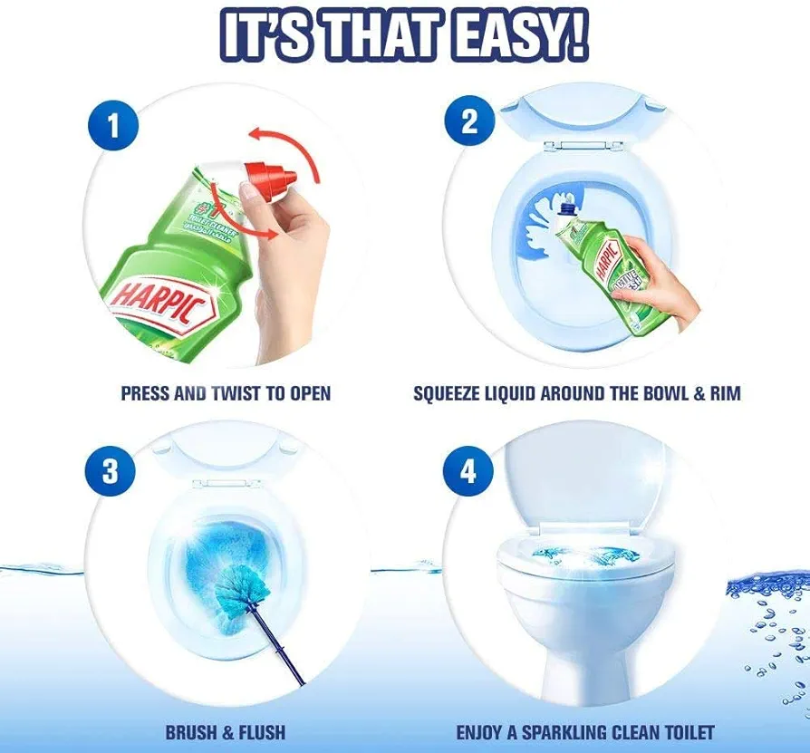 Harpic Active Fresh Mountain Pine - Image 3