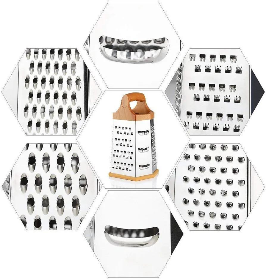 6 Faced Kitchen Grater - Image 4