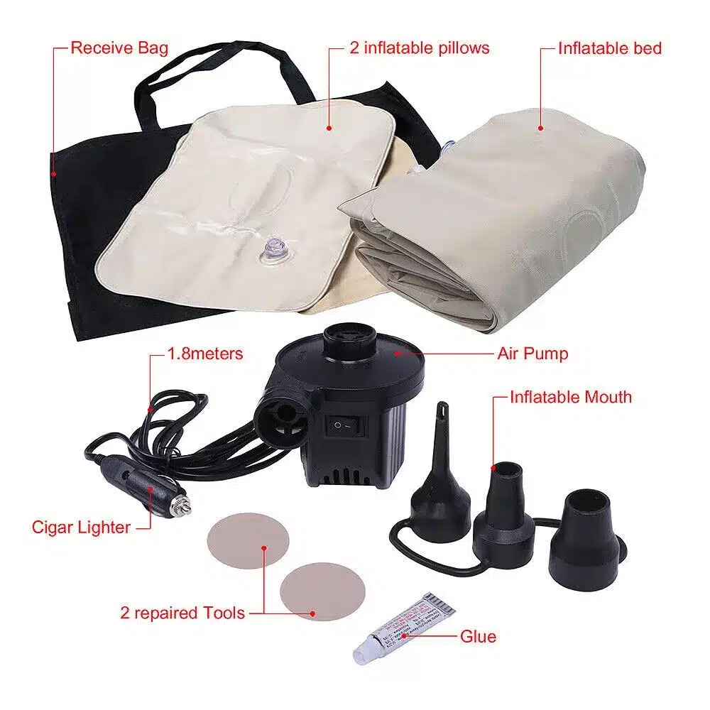 Inflatable Car Sofa With Pillow(With Automatic Pump) - Image 5