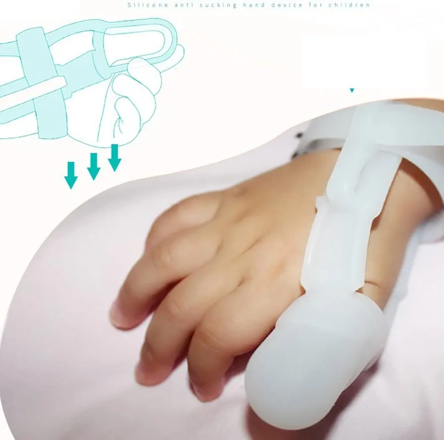 Baby Thumb Sucking Stop Finger Guard Stop Thumb Sucking Bite Correction Tool for 1-5 Years Baby - Image 2