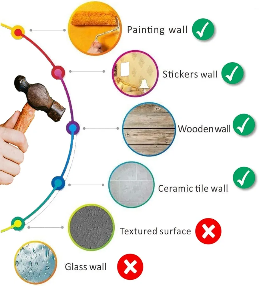 3D DIY Large Wall Clocks for Living Room Decor - Image 2