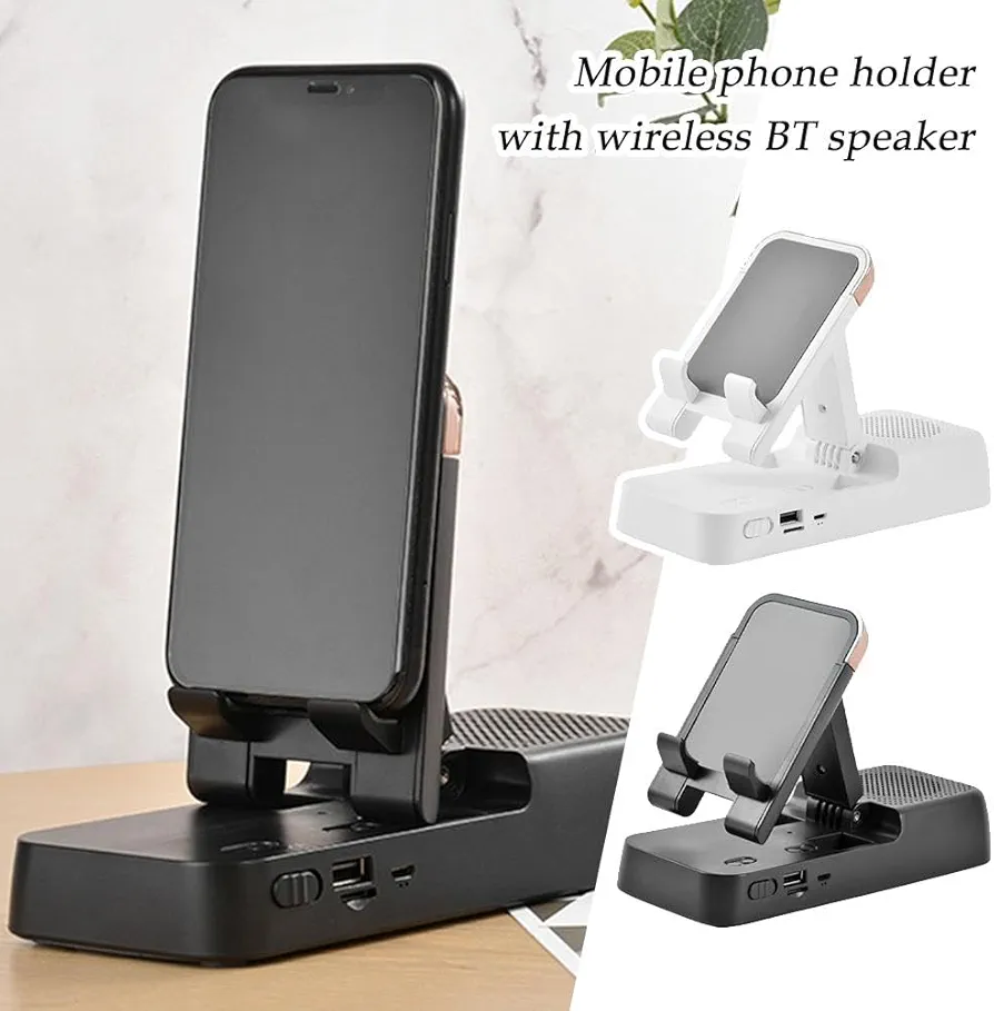 Phone Stand with Bluetooth Speaker and Slip for iPhone M7E5 Station for Charging - Image 4