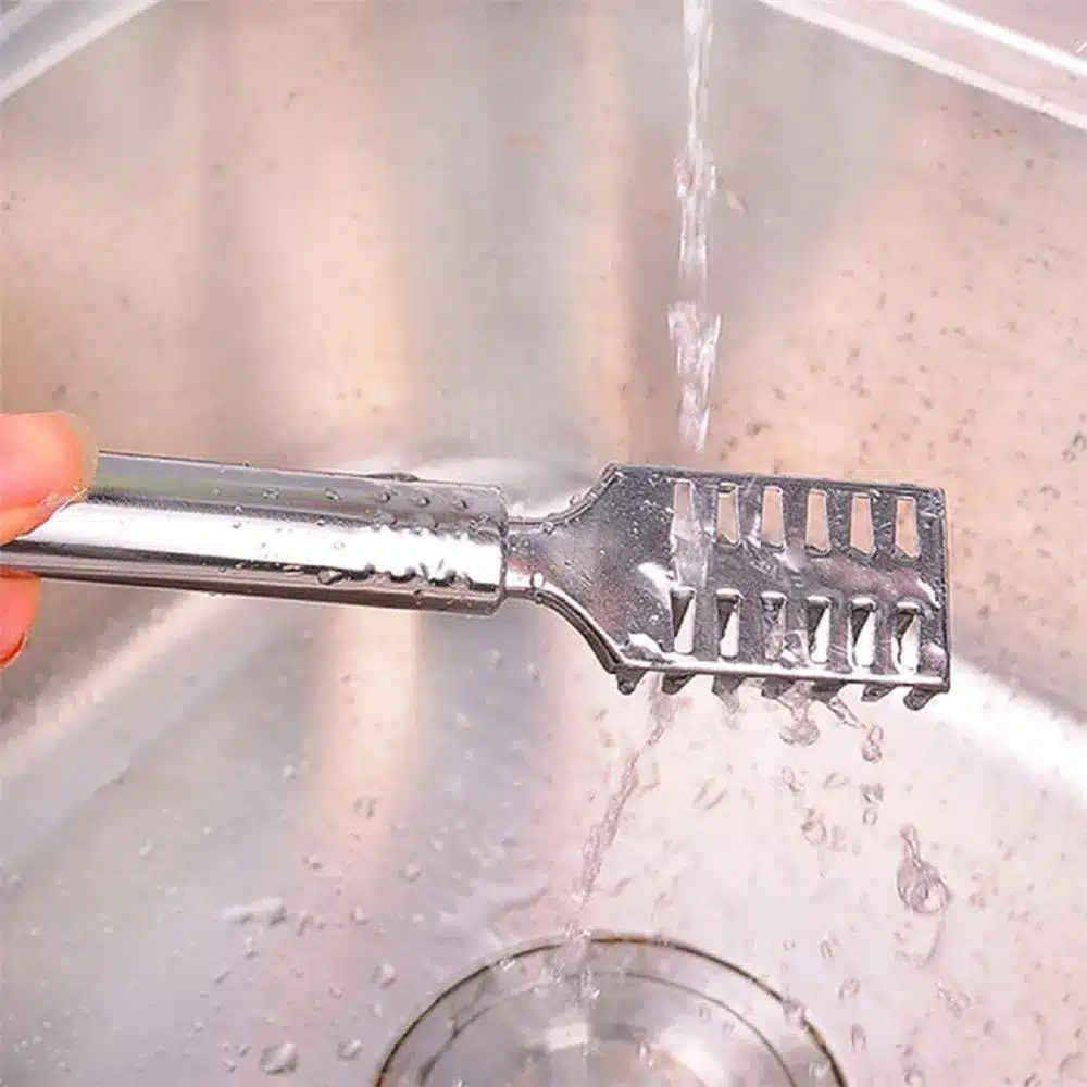 Fish Scaler Brush Fish Scaler Remover with Stainless Steel Sawtooth - Image 2