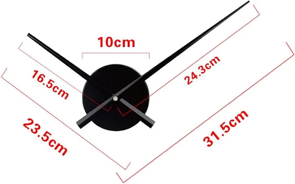 3D DIY Large Wall Clocks for Living Room Decor - Image 5