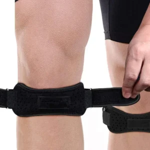 Patella Strap Knee Brace Support, 2 Pack Knee Brace for Arthritis, ACL, Running, Basketball, Meniscus Tear, Sports, Athletic Best Knee Brace for Hiking, Soccer, Volleyball & Squats