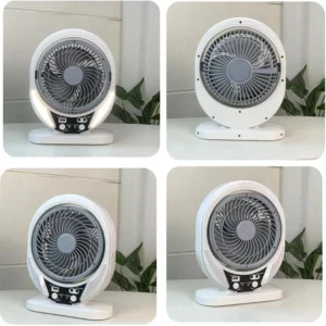 Eimlite Rechargeable Table Fan With Panel EM-2025