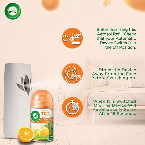 Airwick Freshmatic Refill Air Freshener - Sparkling Citrus X 2 - Image 2