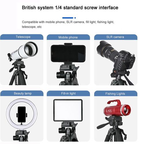 Phone Tripod Stand 3366 With Remote Control ( BIG TRIPOD) - Image 2