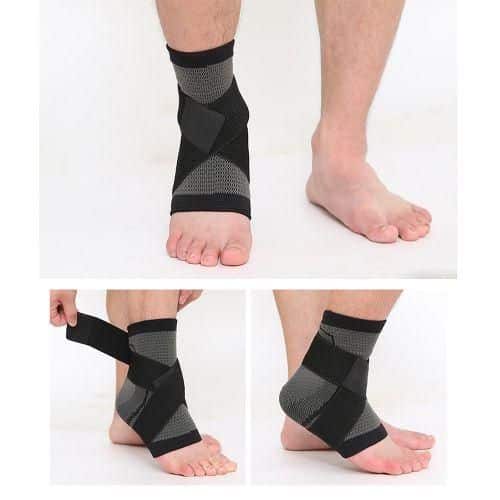 Ankle Brace Sports Bandage Compression Sleeve Straps - Image 4