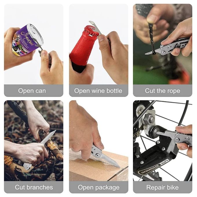 24-in-1 Multi-purpose Tool, Pliers, Outdoor Camping Folding Multi-tool Pliers - Image 4