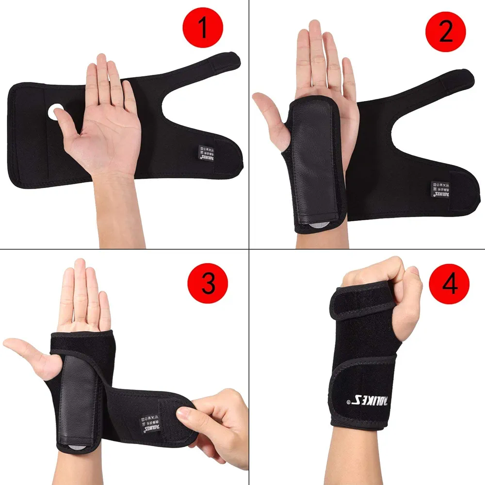 Wrist Hand Support Splint Palm Brace for Carpal Tunnel Tendonitis Fracture RSI Arthritis Sprain Strain NHS Right Left Hand - Image 2