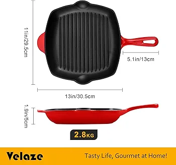 Top Quality Enamel Cast Iron Grill Pan - Image 6