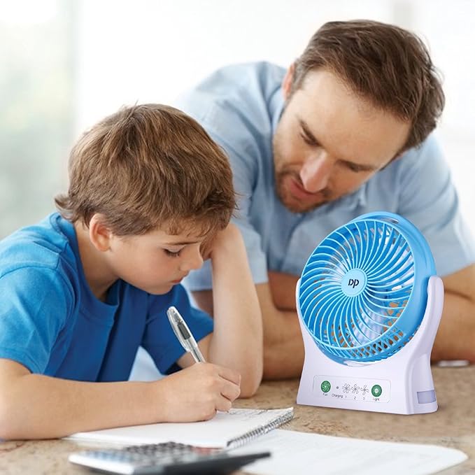 Rechargeable Desktop Fan - (Dp Rechargeable Fan) - Image 4