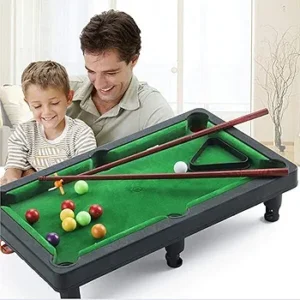 Tabletop Pool Set Billiards Game Mini Pool Table Indoor Gaming Fun Play Sport Toy