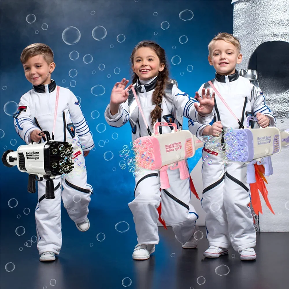 69 Holes Bazooka Bubble Gun Rocket toy for kids - Image 2