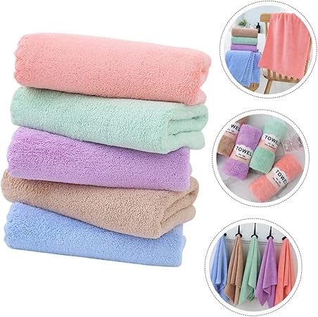 Face Towel Thickened Microfiber Absorbent High-Density - Image 2