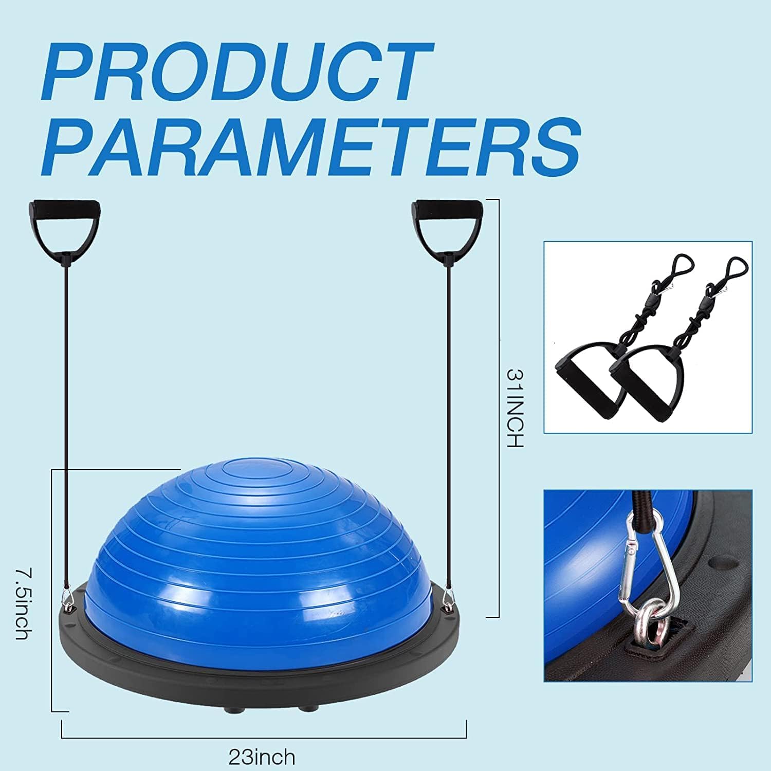 Yoga Fitness Half Balance Ball - Image 2