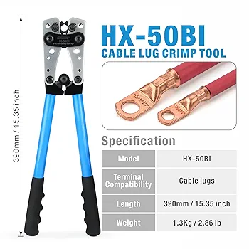 Battery Cable Lug Crimping Tool - Image 6