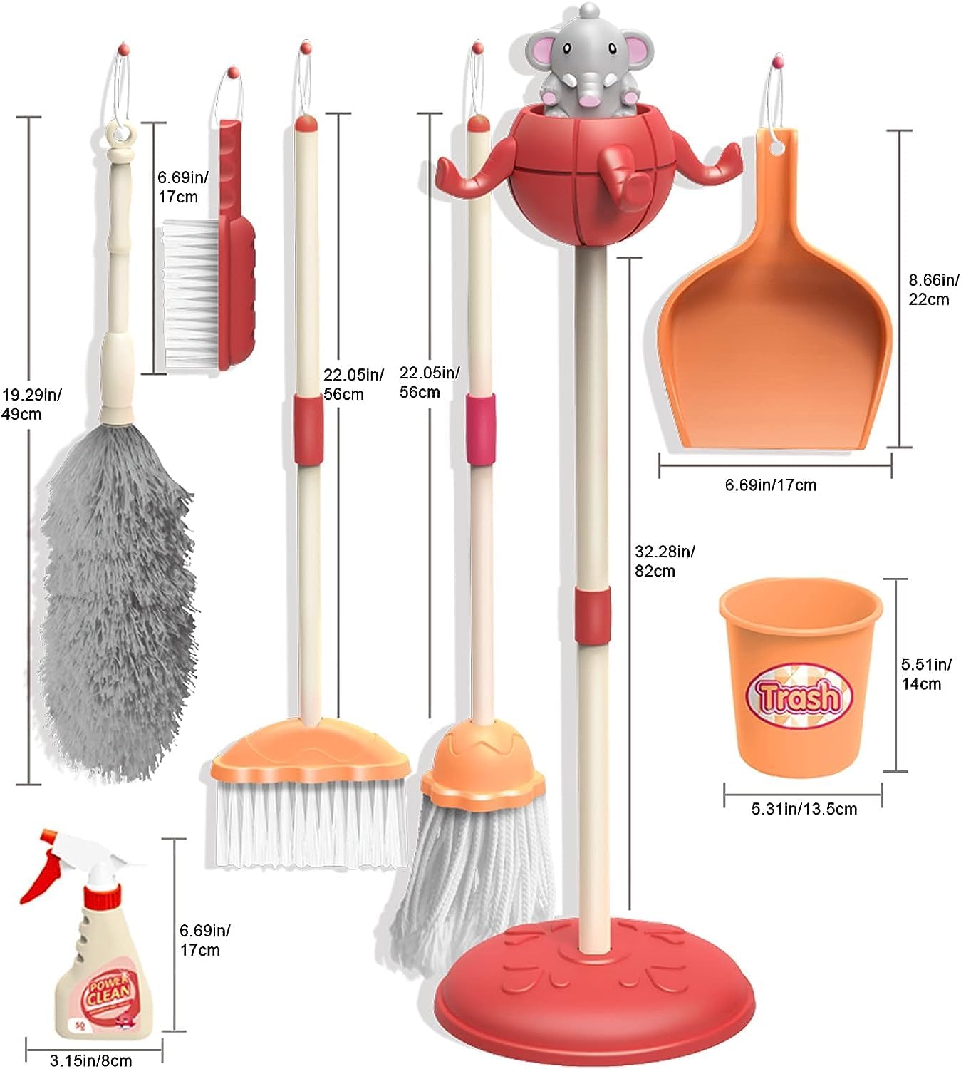 Kids Cleaning Toys Set,Children's early education toys, Toddler Toy Cleaning Set, - Image 4