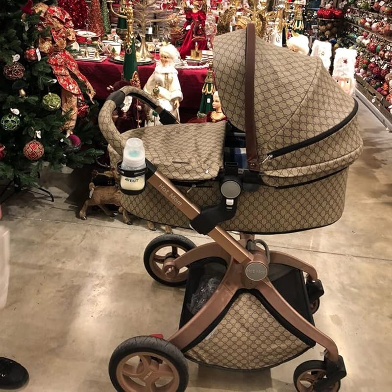 Baby Stroller: Baby Carriage | With Adjustable Seat Height Angle And Four-Wheel Shock Absorption, ReversibleHigh Landscape And Fashional Pram - Image 2