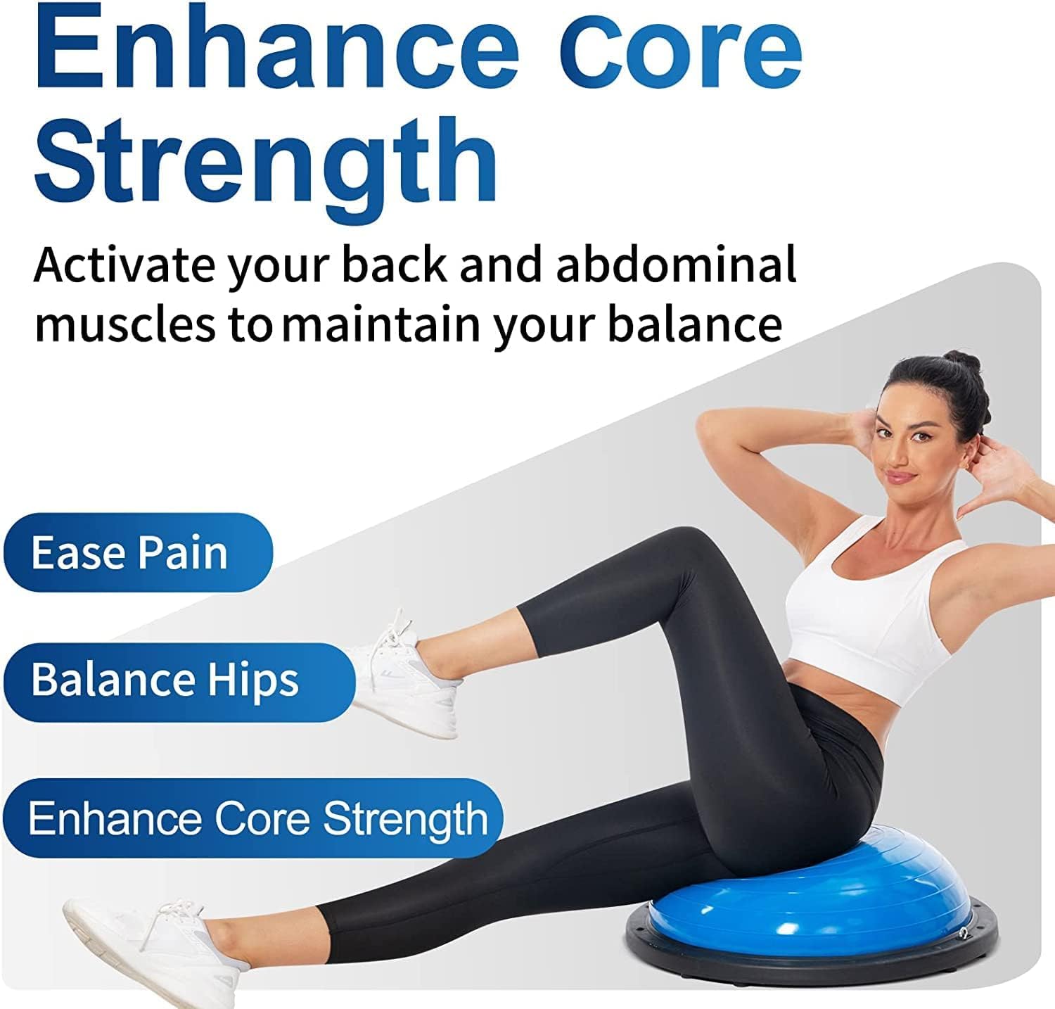 Yoga Fitness Half Balance Ball - Image 3