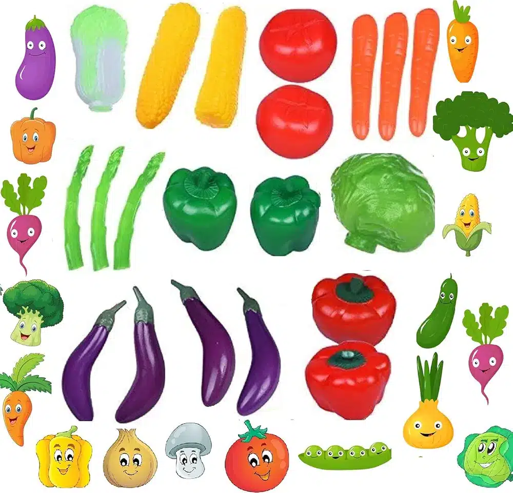 FunBlast Realistic Vegetable Toy for Kids Toys - Pretend Play Toy for Girls - (Copy) - Image 2