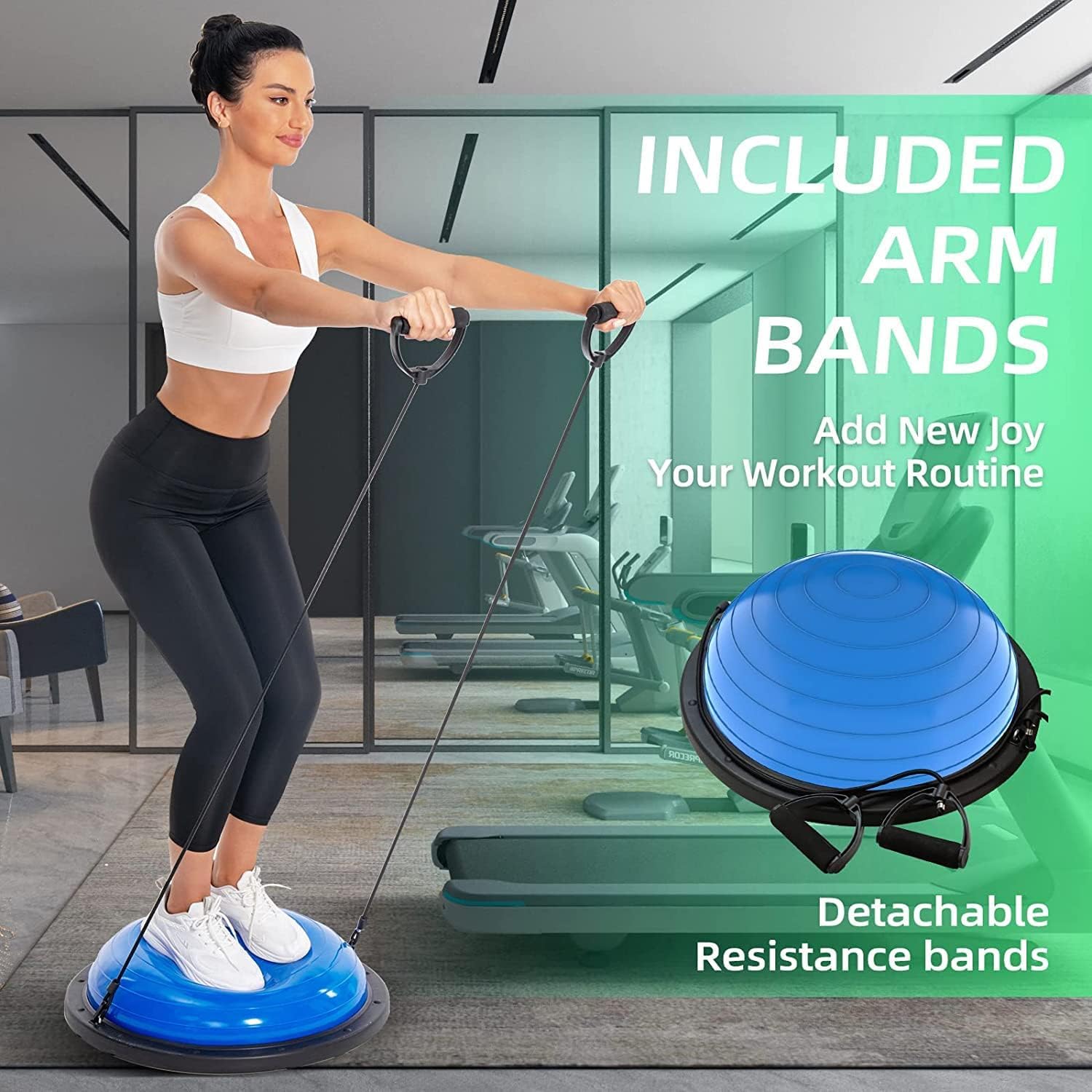 Yoga Fitness Half Balance Ball - Image 4