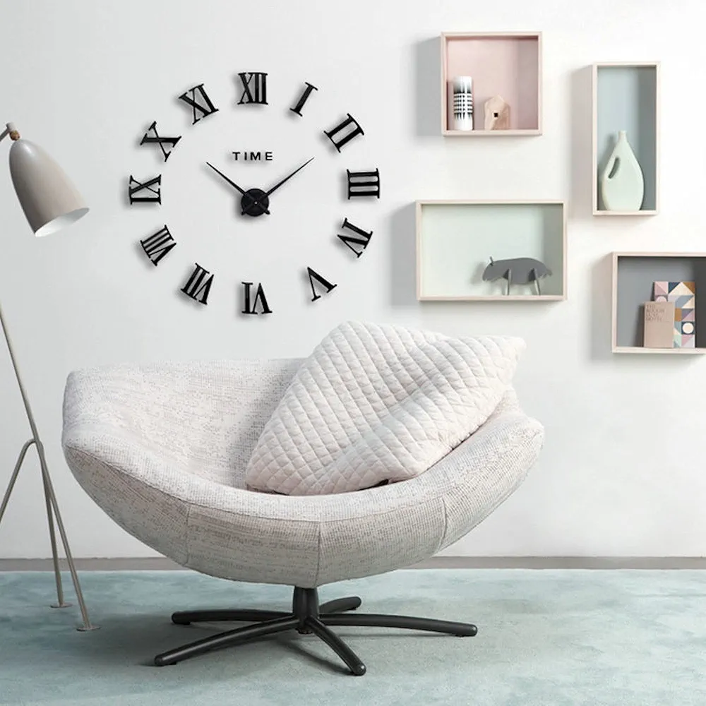 3D DIY Large Wall Clocks for Living Room Decor - Image 3