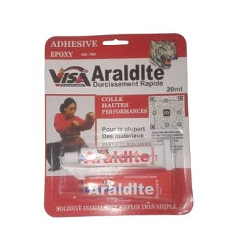 Araldite epoxy adhesive"Durcissement Rapide" (Fast Curing) variants. - Image 2