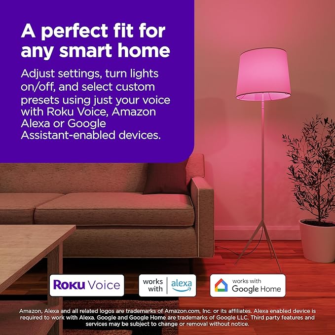 Roku Smart Light Bulbs (Color, 1-Pack) - Image 2