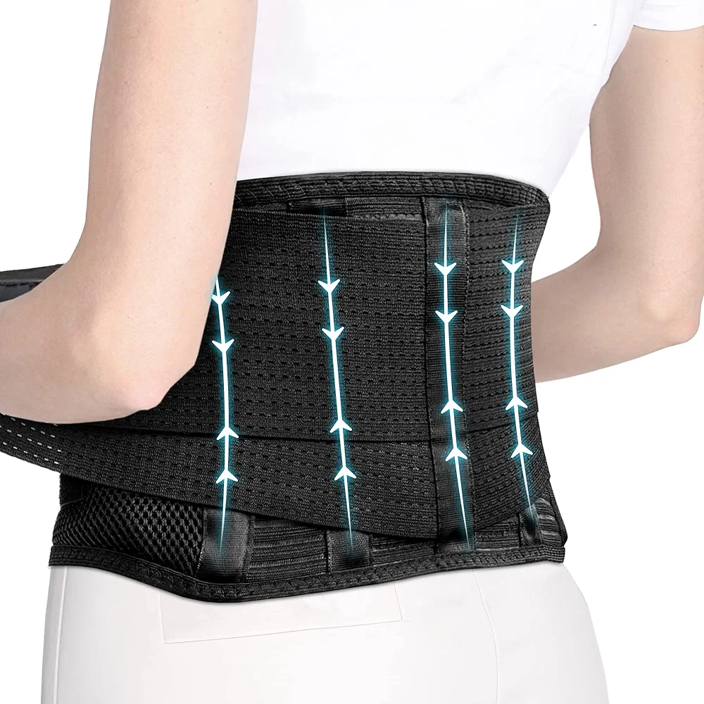 Advanta Sports Back Support Belt Relief Back Pain, Sciatica, Herniated Disc, Scoliosis and more -Breathable Mesh Design with Lumbar Pad for Women & Men-Adjustable Support Straps - Image 2