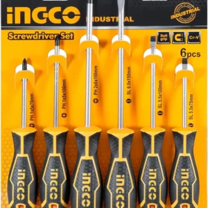 INGCO HKSD0628 Screwdriver Set, Set of 6, Torx Screwdriver, Precision Screwdriver Set