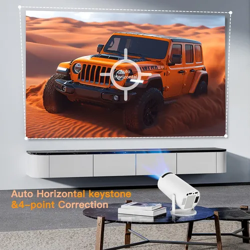Portable Projector, Support 40-130 Screen Video Projector - Image 3