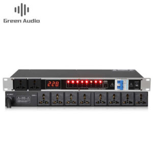 GAX-820 Professional Stage 8/10 Way Power Sequencer Socket Order Management Controller for Dj Equipment