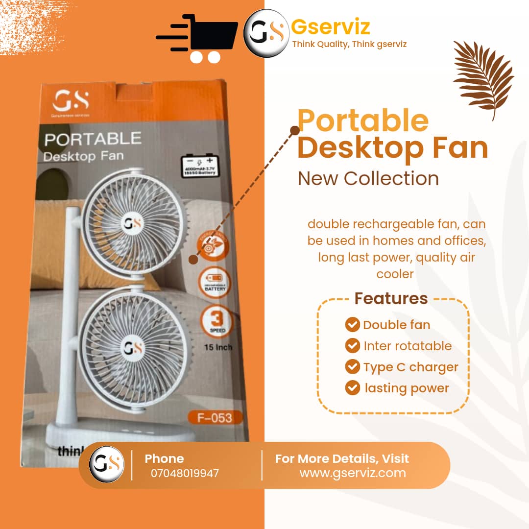 Gs 360° doulble headed fan - Image 5