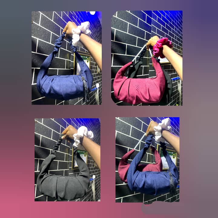 Crepe made hand bag - Image 2