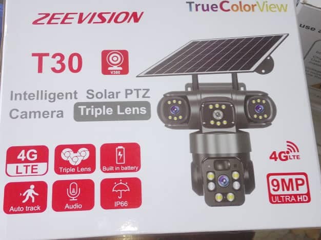 ZEEVISION T30 Intelligent Solar PTZ Camera - Image 2